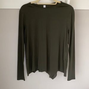 Lululemon asymmetric long sleeve top